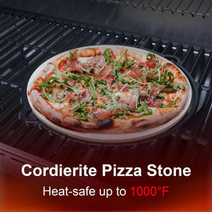 Monument Grills Round Cordierite Pizza Stone (For Models: All models)