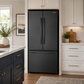 Cosmo Vista Collection 30-Inch Counter-Depth 3-Door French Door Refrigerator, 17.5 cu. ft. with Ice Maker and LED Lighting, Matte Black, COS-RFFV183GHBK