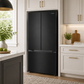 Cosmo Vista Collection 30-Inch Counter-Depth 3-Door French Door Refrigerator, 17.5 cu. ft. with Ice Maker and Recessed Handles, Matte Black, COS-RFFV183RBK