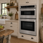 Cosmo Regal Collection 30-Inch Built-In Electric Microwave Wall Oven Combination, 4.8 cu. ft. Oven and 1.6 cu. ft. Microwave with Air Fry and Convection, Stainless Steel, COS-WOMCR302SS