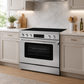 Cosmo Stellar Collection 36-Inch Slide-In Electric Range with 5 Burners, 6.1 cu. ft. Convection Oven and Air Fry, Stainless Steel, COS-RES365SS