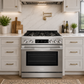 Cosmo Stellar Collection 30-Inch Slide-In Gas Range with 5 Sealed Burners, 4.8 cu. ft. Convection Oven and Air Fry, Stainless Steel, COS-RGS305SS