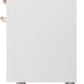 ILVE Nostalgie II 36" Dual Fuel Propane Gas Range in White with Copper Trim, UP36FNMPWHPLP