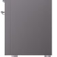 ILVE Nostalgie II 36" Dual Fuel Natural Gas Range in Matte Graphite with Chrome Trim, UP36FNMPMGC