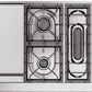 ILVE Nostalgie II 60" Dual Fuel Natural Gas Range in Glossy Black with Chrome Trim, UP60FSNMPBKC