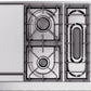 ILVE Nostalgie II 60" Dual Fuel Propane Gas Range in Stainless Steel with Bronze Trim, UP60FSNMPSSBLP