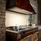 ILVE Nostalgie II 60" Dual Fuel Natural Gas Range in Burgundy with Copper Trim, UP60FSNMPBUP