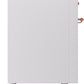 ILVE Nostalgie II 60" Dual Fuel Propane Gas Range in White with Copper Trim, UP60FSNMPWHPLP