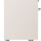 ILVE Nostalgie II 36" Dual Fuel Natural Gas Range in Antique White with Chrome Trim, UP36FNMPAWC