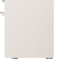 ILVE Nostalgie II 36" Dual Fuel Natural Gas Range in Antique White with Chrome Trim, UP36FNMPAWC