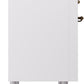 ILVE Nostalgie II 36" Induction Range with Element Stove and Electric Oven in White with Bronze Trim, UPI366NMPWHB