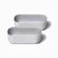 Caraway Dash Containers in Gray (Set of 2)