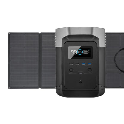 EcoFlow Package - DELTA Mini Portable Power Station (882Wh) and 1 x Portable Solar Panel (160W)