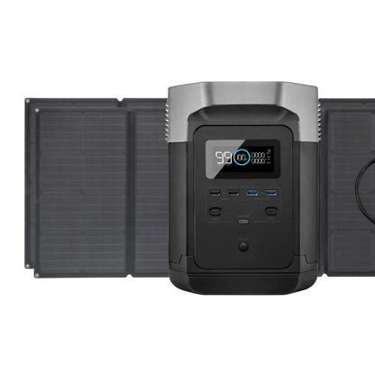 EcoFlow Package - DELTA Mini Portable Power Station (882Wh) and 2 x Portable Solar Panel (160W)