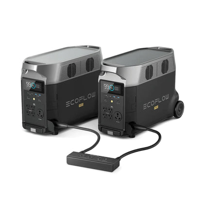 EcoFlow Package - 2 x DELTA Pro Portable Power Station (3600Wh) and Double Voltage Hub