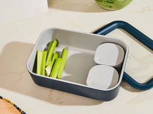 Caraway Dot Containers in Gray (Set of 4)