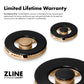 ZLINE Autograph 48 in. 6.7 cu. ft. Marino Dual Fuel Range with 8 Burner DuoPro™ Cooktop and Dual Ovens in Satin Stainless Steel and Champagne Bronze Accents, PMDRSZ-48-CB - DuoPro Cooktop Limited Lifetime Burner Warranty Graphic