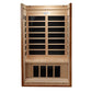 Dynamic Barcelona Elite Ultra Low EMF Indoor Infrared Sauna in Canadian Hemlock (1 Person Capacity)