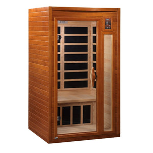 Dynamic Barcelona Elite Ultra Low EMF Indoor Infrared Sauna in Canadian Hemlock (1 Person Capacity)