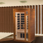 Dynamic Barcelona Elite Ultra Low EMF Indoor Infrared Sauna in Canadian Hemlock (1 Person Capacity)