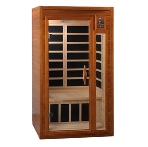 Dynamic Barcelona Low EMF Indoor Infrared Sauna in Canadian Hemlock (1-Person Capacity)