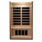 Dynamic Barcelona Low EMF Indoor Infrared Sauna in Canadian Hemlock (1-Person Capacity)
