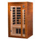 Dynamic Barcelona Low EMF Indoor Infrared Sauna in Canadian Hemlock (1-Person Capacity)