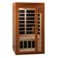 Dynamic Barcelona Low EMF Indoor Infrared Sauna in Canadian Hemlock (1-Person Capacity)