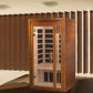 Dynamic Barcelona Low EMF Indoor Infrared Sauna in Canadian Hemlock (1-Person Capacity)