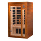 Dynamic Barcelona Low EMF Indoor Infrared Sauna in Canadian Hemlock (1-Person Capacity)