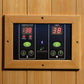 Dynamic Gracia Low EMF Indoor Infrared Sauna in Canadian Hemlock (1-Person Capacity)