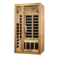 Dynamic Gracia Low EMF Indoor Infrared Sauna in Canadian Hemlock (1-Person Capacity)