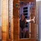 Dynamic Versailles Low EMF Indoor Infrared Sauna in Canadian Hemlock (2-Person Capacity)