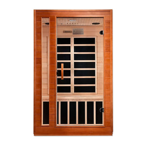 Dynamic Cordoba Elite Ultra Low EMF Indoor Infrared Sauna in Canadian Hemlock (2-Person Capacity)