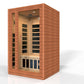 Dynamic Cordoba Elite Ultra Low EMF Indoor Infrared Sauna in Canadian Hemlock (2-Person Capacity)