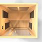Dynamic Cordoba Low EMF Indoor Infrared Sauna in Canadian Hemlock (2-Person Capacity)