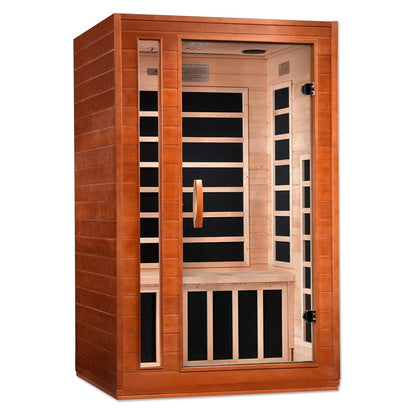 Dynamic Cordoba Low EMF Indoor Infrared Sauna in Canadian Hemlock (2-Person Capacity)