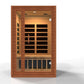 Dynamic Cordoba Low EMF Indoor Infrared Sauna in Canadian Hemlock (2-Person Capacity)