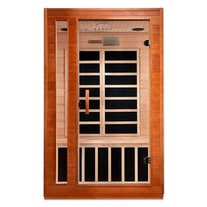 Dynamic Cordoba Low EMF Indoor Infrared Sauna in Canadian Hemlock (2-Person Capacity)