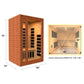 Dynamic Cardoba Full Spectrum Near Zero EMF Indoor Infrared Sauna in Canadian Hemlock (2-Person Capacity)