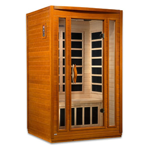Dynamic San Marino Elite Ultra Low EMF Indoor Infrared Sauna in Canadian Hemlock (2-Person Capacity)