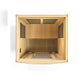 Dynamic San Marino Low EMF Indoor Infrared Sauna in Canadian Hemlock (2-Person Capacity)