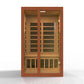 Dynamic Santiago Elite Ultra Low EMF Indoor Infrared Sauna in Canadian Hemlock (2-Person Capacity)
