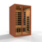 Dynamic Santiago Elite Ultra Low EMF Indoor Infrared Sauna in Canadian Hemlock (2-Person Capacity)