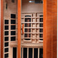 Dynamic Santiago Elite Ultra Low EMF Indoor Infrared Sauna in Canadian Hemlock (2-Person Capacity)