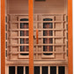 Dynamic Santiago Full Spectrum Near Zero EMF Indoor Infrared Sauna in Canadian Hemlock (2-Person Capacity)