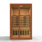 Dynamic Santiago Full Spectrum Near Zero EMF Indoor Infrared Sauna in Canadian Hemlock (2-Person Capacity)