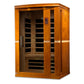 Dynamic Vittoria Low EMF Indoor Infrared Sauna in Canadian Hemlock (2-Person Capacity)