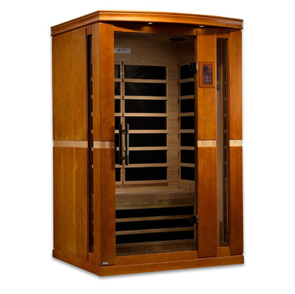 Dynamic Vittoria Low EMF Indoor Infrared Sauna in Canadian Hemlock (2-Person Capacity)