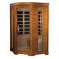 Dynamic Heming Corner Low EMF Indoor Infrared Sauna in Canadian Hemlock (2-Person Capacity)